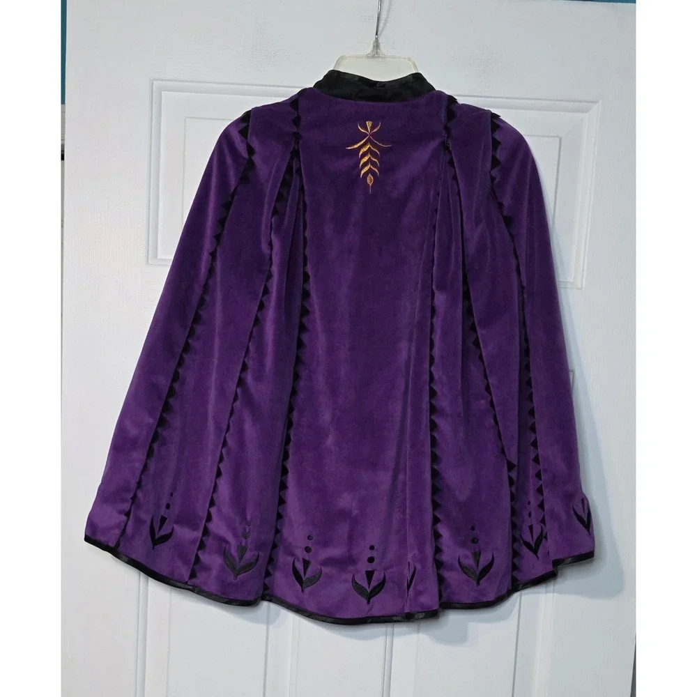 Disney Store Frozen Anna Purple Cape‎ Only Costume Halloween 4